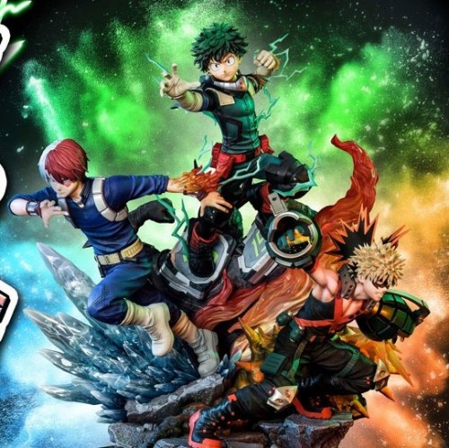 Midoriya, Bakugo & Todoroki Deluxe Bonus Version My Hero Academia 1/4 Statue by Prime 1 Studio